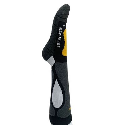 Performance de détection d'aiguille pour adultes Logo personnalisé thermique hivernal Merino chaussettes de ski en laine