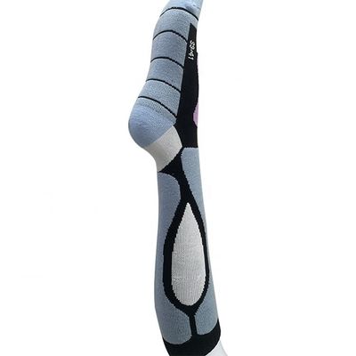 Anti-sueur Performance des femmes chaussettes de ski en laine de merino à hauteur de genou sur mesure