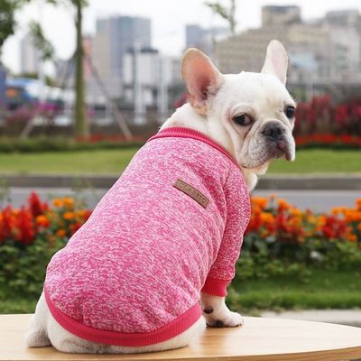Polyester Tricoté Jumpers pour chiens Sweaters pour petits chiens Vêtements de luxe Type d'accessoire