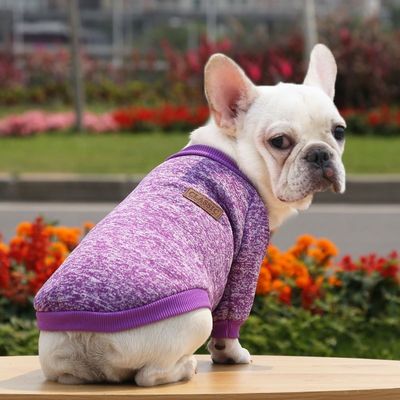 Vêtements pour chiens pour animaux de compagnie d'automne et d'hiver en polyester Vêtements chauds épais pour petits chiens XS-XXL