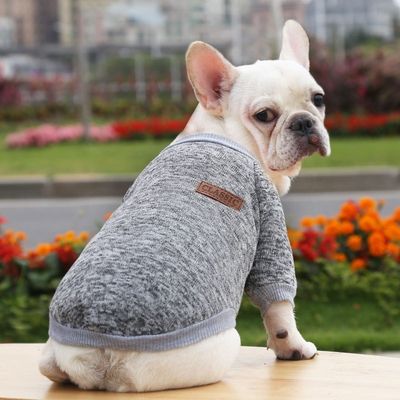 Vêtements pour chiens pour animaux de compagnie d'automne et d'hiver en polyester Vêtements chauds épais pour petits chiens XS-XXL