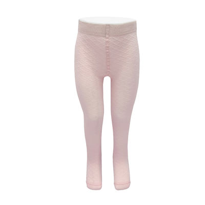 En tricotée couleur rose, bébé filles, collants à pieds, style outlet, mignon, long, enfants, étroits.
