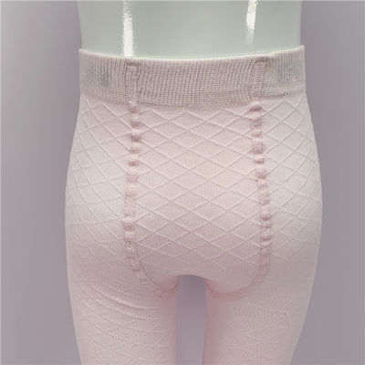 En tricotée couleur rose, bébé filles, collants à pieds, style outlet, mignon, long, enfants, étroits.