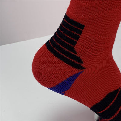 Homme sur mesure Hiver Blanc Rouge Casual Basketball Longues chaussettes de sport avec 50000 Quantité