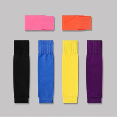 Chaussettes de sport à compression à motif solide pour une protection et des performances élastiques élevées des jambes