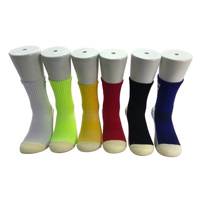 6 couleurs vives absorption d'humidité chaussettes pour équipes de basket-ball pour hommes