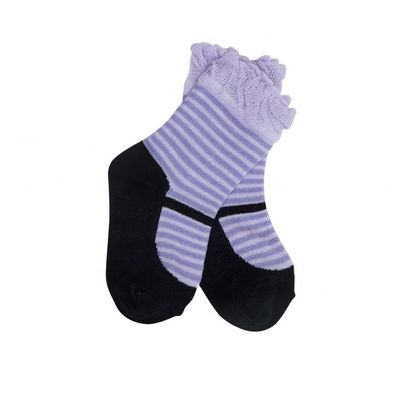 Des chaussettes à manches douces et durables pour bébé fille en forme de chaussure de princesse taille 12-24M