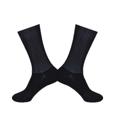 Chaussettes de compression pour cyclisme aérien à base de polyamide et de spandex antidérapant