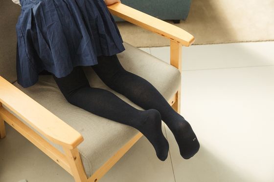 Tissu sur mesure pour filles collants scolaires peignés coton compression collants chauds leggings pour enfants
