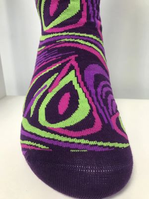 Des chaussettes de coton peignées en hiver, des fêtes colorées, drôles, drôles, imprimés à 360 degrés, hommes, femmes, 5% de spandex.