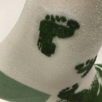 Longueur de la cheville personnalisée des chaussettes en nylon mixte en fil d'argent pour les femmes pour la taille de l'UE 36-40