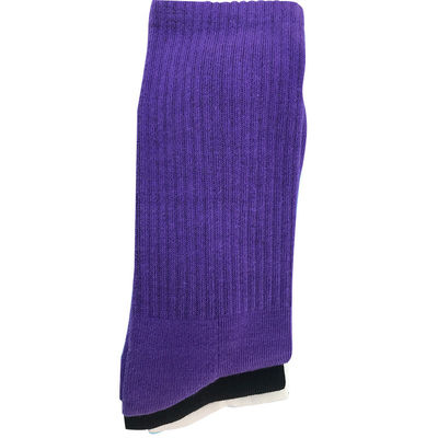 Des chaussettes de sport de style demi-terry sous le pied avec logo brodé tricoté sur mesure