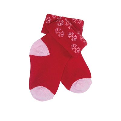 12-24M Chaussettes pour enfants tricotées en coton biologique avec un design texturé et confortable