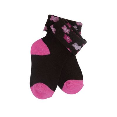 12-24M Chaussettes pour enfants tricotées en coton biologique avec un design texturé et confortable
