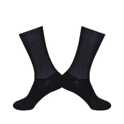 Chaussette de sport antidérapant à séchage rapide en polyamide et spandex blancs