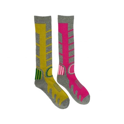 Des chaussettes de sport professionnelles de course à pied avec performance de dessin animé