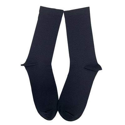 Chaussettes à pression élastique cousues à la main pour hommes couleur personnalisée longueur de cheville