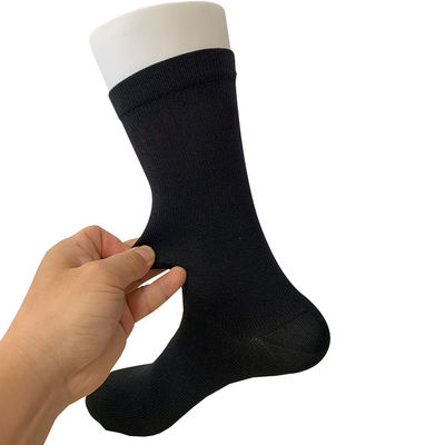 Chaussettes à pression élastique cousues à la main pour hommes couleur personnalisée longueur de cheville