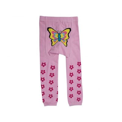 Les filles de la grenouille avec des collants chauds avec 80% de coton peigné 18% de polyamide 2% de spandex