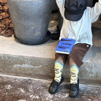 Épaisseur standard chaussettes en coton pour garçons et filles de 3 à 6 ans