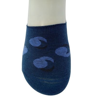 80% coton peigné 17% polyamide 3% spandex chaussettes invisibles personnalisées pour hommes et femmes