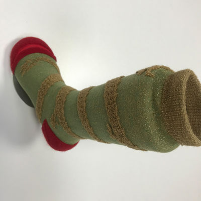Des chaussettes en coton argentées sur mesure pour garçons et filles de 5 à 9 ans
