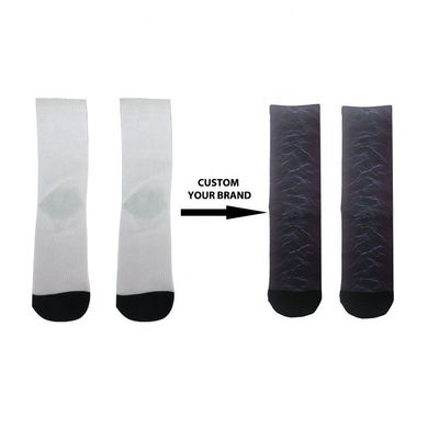 Chaussettes d'impression numérique personnalisées de saison estivale multi-styles avec des motifs antidérapants et d'impression