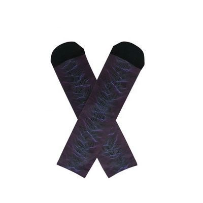 Chaussettes d'impression numérique personnalisées de saison estivale multi-styles avec des motifs antidérapants et d'impression