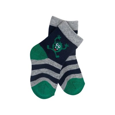 Support 7 jours Temps de livraison de l'ordre de l'échantillon personnalisé Designs d'animaux mignons Chaussettes pour bébé