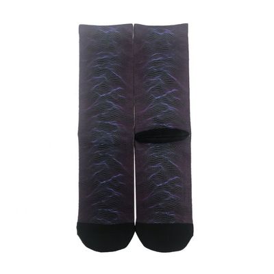 Chaussettes d'impression numérique personnalisées de saison estivale multi-styles avec des motifs antidérapants et d'impression