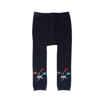 Calottes chaudes d'automne-hiver pour bébés avec tissu de coton peigné et chaussettes de fleurs