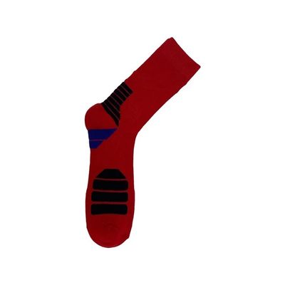 Des chaussettes de sport en coton rouge blanc pour hommes et femmes