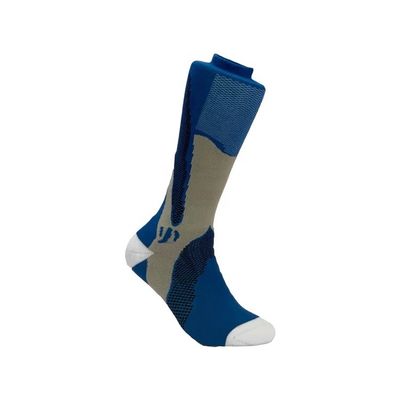 Des chaussettes de sport anti-dérrapage à motifs rose-bleu
