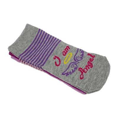 Les filles sont confortables, en bonne santé, en coton, épais, chauds, rayés, ailes, imprimés, enfants, chaussettes de poupée mignonnes.