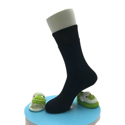 Support 7 jours Temps de livraison de l'ordre de l'échantillon Coton noir chaussettes pour hommes respirantes antidérapantes