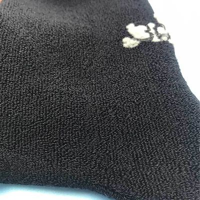 Support 7 jours Temps de livraison de l'ordre de l'échantillon Coton noir chaussettes pour hommes respirantes antidérapantes