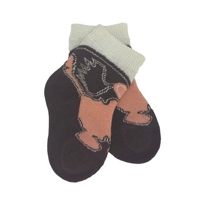 Des chaussettes de fille en coton tricoté 70% coton 28% polyester 2% spandex