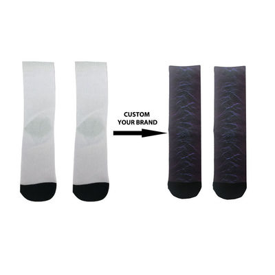 Des chaussettes de sublimation antidérapantes avec impression personnalisables et confortables