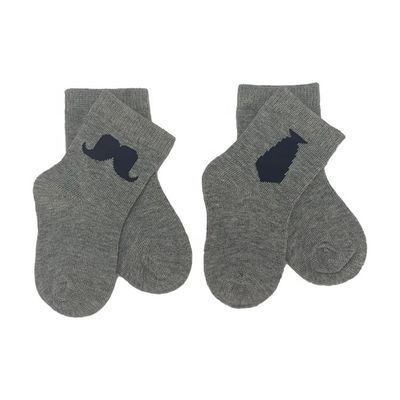 Des chaussettes pour tout-petits en coton tricoté respirant, rapidement sèche, cravate à grande barbe, pas glissante