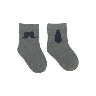 Des chaussettes pour tout-petits en coton tricoté respirant, rapidement sèche, cravate à grande barbe, pas glissante