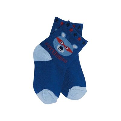 Chaussettes à rayures de dessin animé pour nouveau-nés garçons et filles 12-24 mois en coton peigné