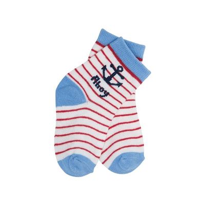 Chaussettes à rayures de dessin animé pour nouveau-nés garçons et filles 12-24 mois en coton peigné