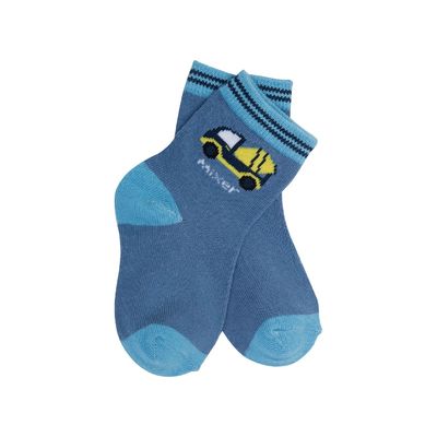 Des chaussettes d'hiver anti-déroute pour bébé avec une impression de dinosaure mignonne, épaisse et chaude, tricotée