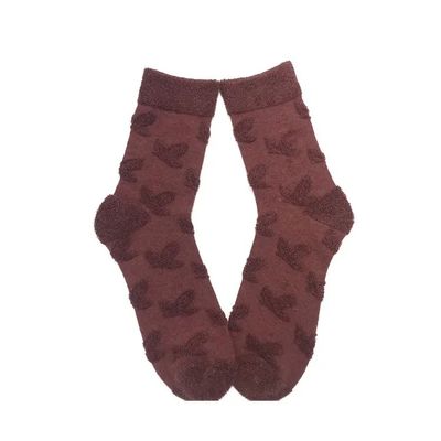 Logo personnalisé coton Luxe chaussettes de sport unisexe d'hiver avec motif imprimé et emballage