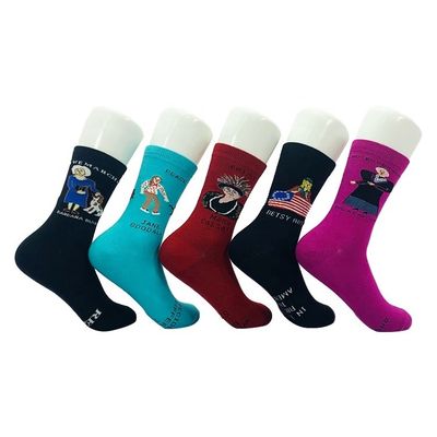 Des chaussettes de yoga pour femmes en tissu 70% coton peigné 25% polyamide 5% spandex détection d'aiguille