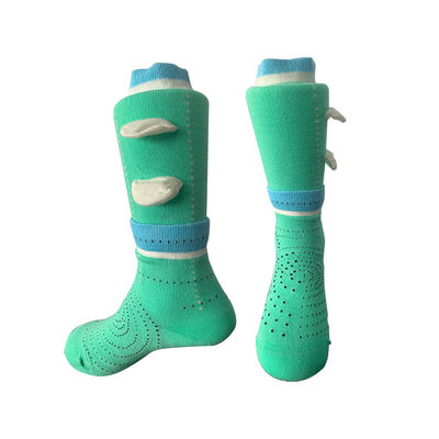 Moderne coton peigné oreilles 3D chaussettes à double nervures pour les enfants