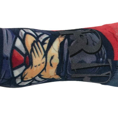 Des chaussettes de sublimation 100% coton avec conception personnalisée et support de commande d'échantillons de 7 jours