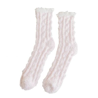 Chaussettes chaudes et confortables pour femmes antidérapantes en intérieur hivernal