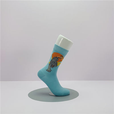 Des chaussettes en coton biologique pour femmes Épaisseur standard Respirant jolies longues chaussettes
