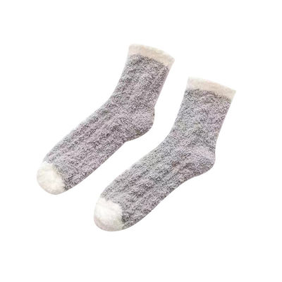 Chaussettes épaisses antidérapantes pour femmes chaussettes thermiques d'hiver confortables et respirantes
